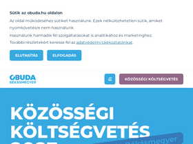 'obuda.hu' screenshot