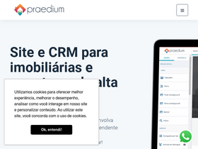 'praedium.com.br' screenshot