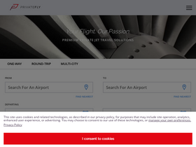 'privatefly.com' screenshot