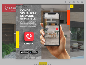'lamosa.com' screenshot