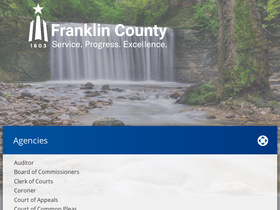 'audr-apps.franklincountyohio.gov' screenshot