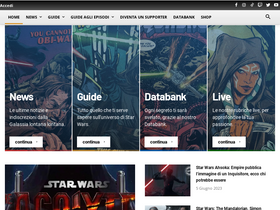 'starwarsaddicted.it' screenshot