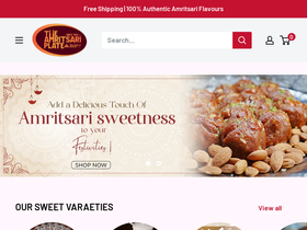amritsarplate.com homepage screenshot