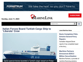 'magazines.marinelink.com' screenshot