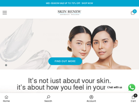 skin-renew.com homepage screenshot
