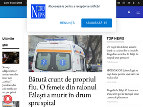'nordnews.md' screenshot