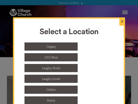 'thisisvillagechurch.com' screenshot
