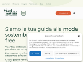 'vestilanatura.it' screenshot