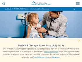 'luriechildrens.org' screenshot
