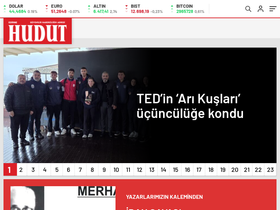 'hudutgazetesi.com' screenshot