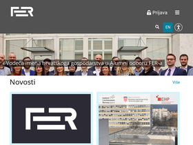'fer.hr' screenshot