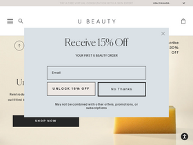 'ubeauty.com' screenshot
