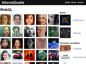 'alteredqualia.com' screenshot