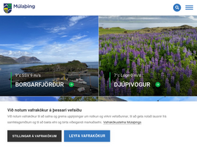 'mulathing.is' screenshot