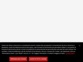 'acmilan.com' screenshot