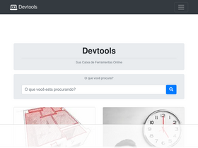'devtools.com.br' screenshot
