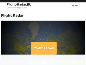 'flight-radar.eu' screenshot