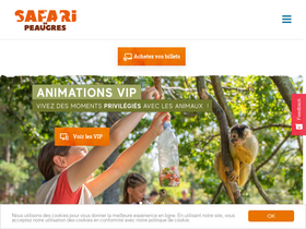 'safari-peaugres.com' screenshot
