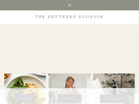 'thebetteredblondie.com' screenshot