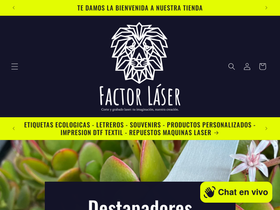 factorlasershop.com homepage screenshot