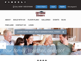 'diyannihomes.com' screenshot