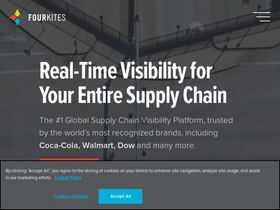 'fourkites.com' screenshot