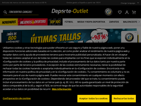 'deporte-outlet.es' screenshot