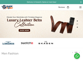 Shoppoint homepage screenshot