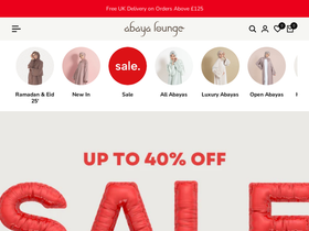 abayalounge.com homepage screenshot
