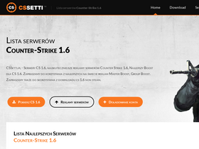 'cssetti.pl' screenshot