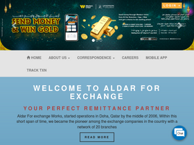 'aldarexchange.com' screenshot