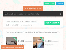'kangaroom.com' screenshot