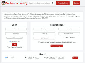 'maheshwari.org' screenshot