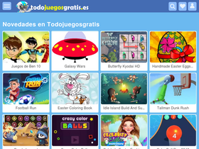 'todojuegosgratis.es' screenshot