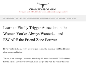 'championsofmen.com' screenshot