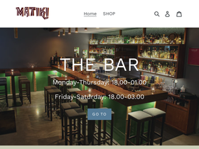 matiki.shop homepage screenshot