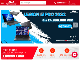 'no1computer.vn' screenshot