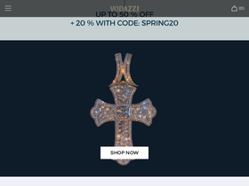 Vodazzi homepage screenshot