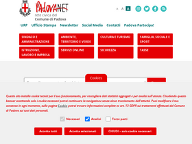 'padovanet.it' screenshot