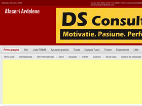 'afaceriardelene.ro' screenshot