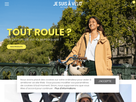 'jesuisavelo.com' screenshot