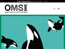 'omsi.edu' screenshot