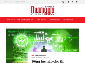 'thuonggiaonline.vn' screenshot