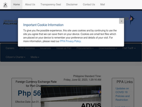 'ppa.com.ph' screenshot