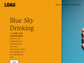 LOAH homepage screenshot