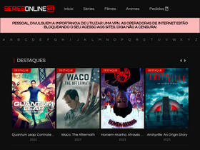 'seriesonlineweb2.vip' screenshot