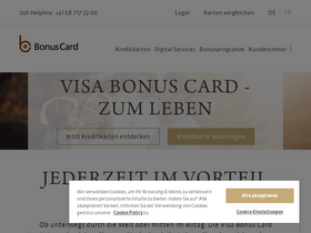'bonuscard.ch' screenshot