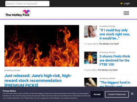 'fool.co.uk' screenshot