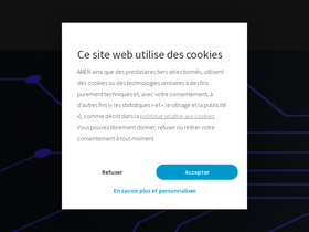 'amen.fr' screenshot