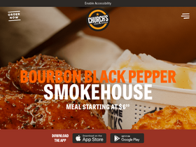 'churchs.com' screenshot